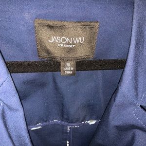 Navy blue trench Jason Wu for Target